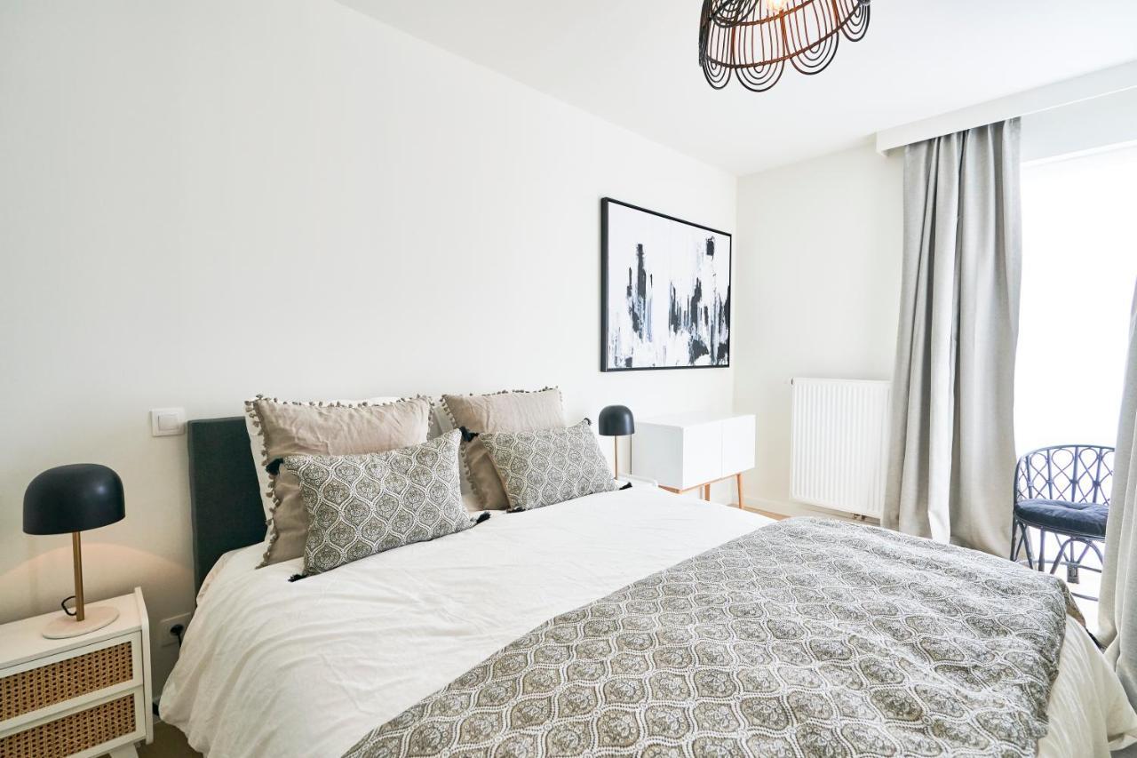 Diamant 1BR Apartment Brussel Bagian luar foto