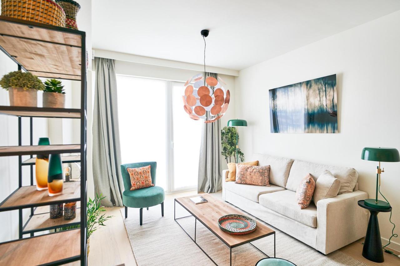 Diamant 1BR Apartment Brussel Bagian luar foto