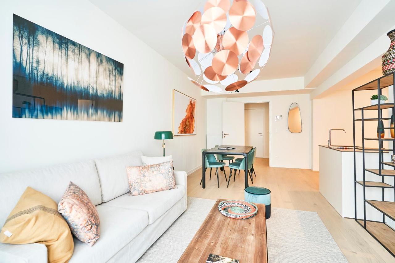 Diamant 1BR Apartment Brussel Bagian luar foto