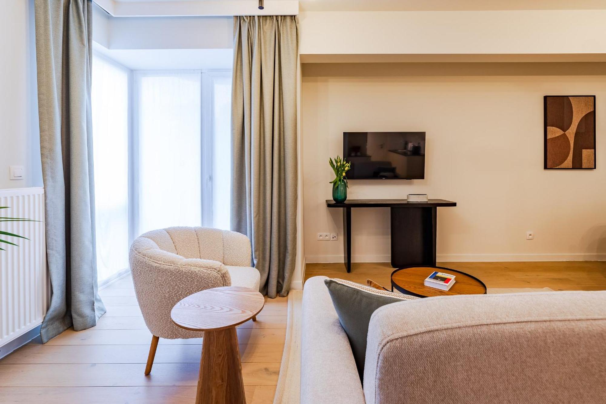 Diamant 1BR Apartment Brussel Bagian luar foto