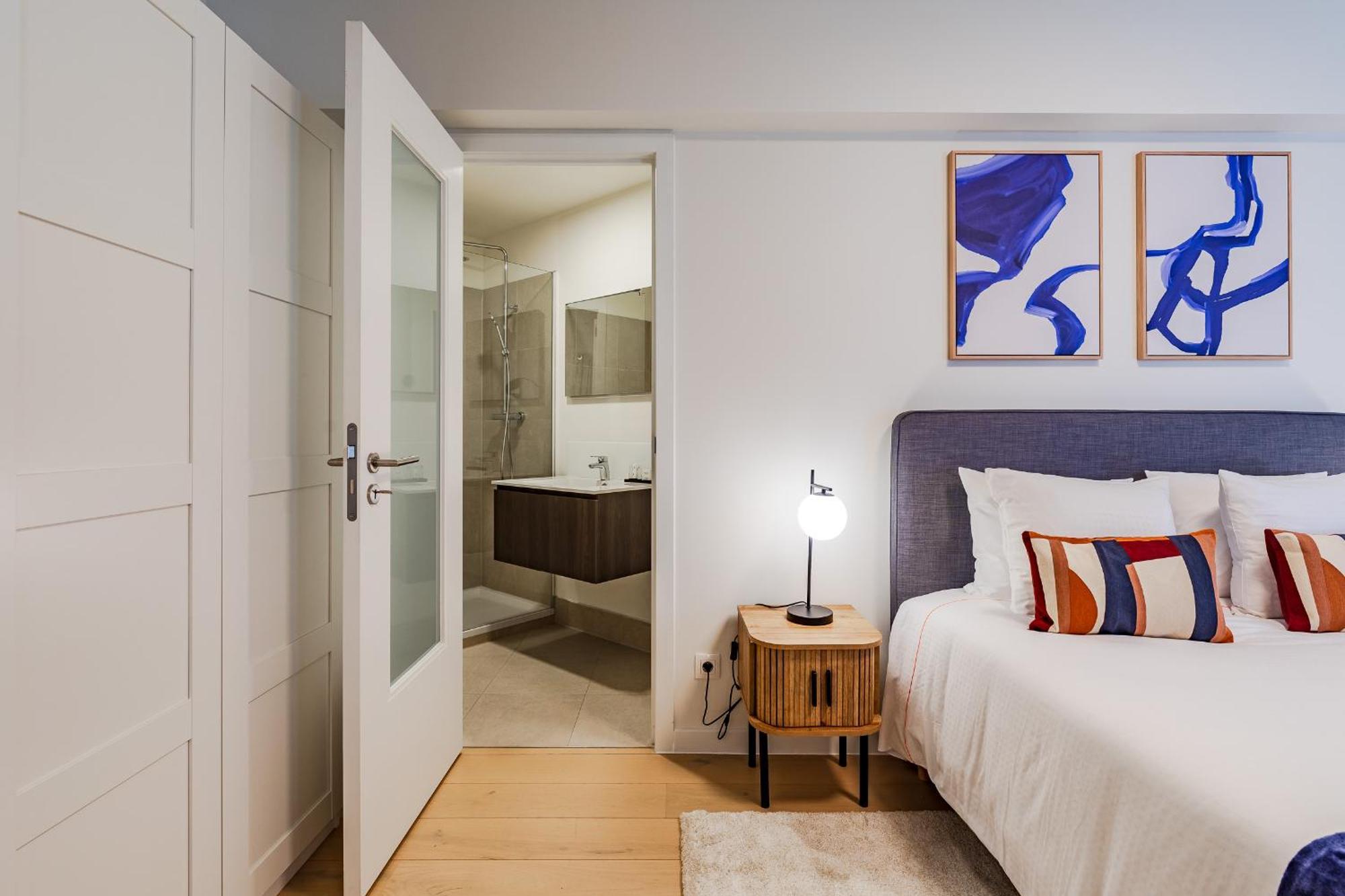 Diamant 1BR Apartment Brussel Bagian luar foto