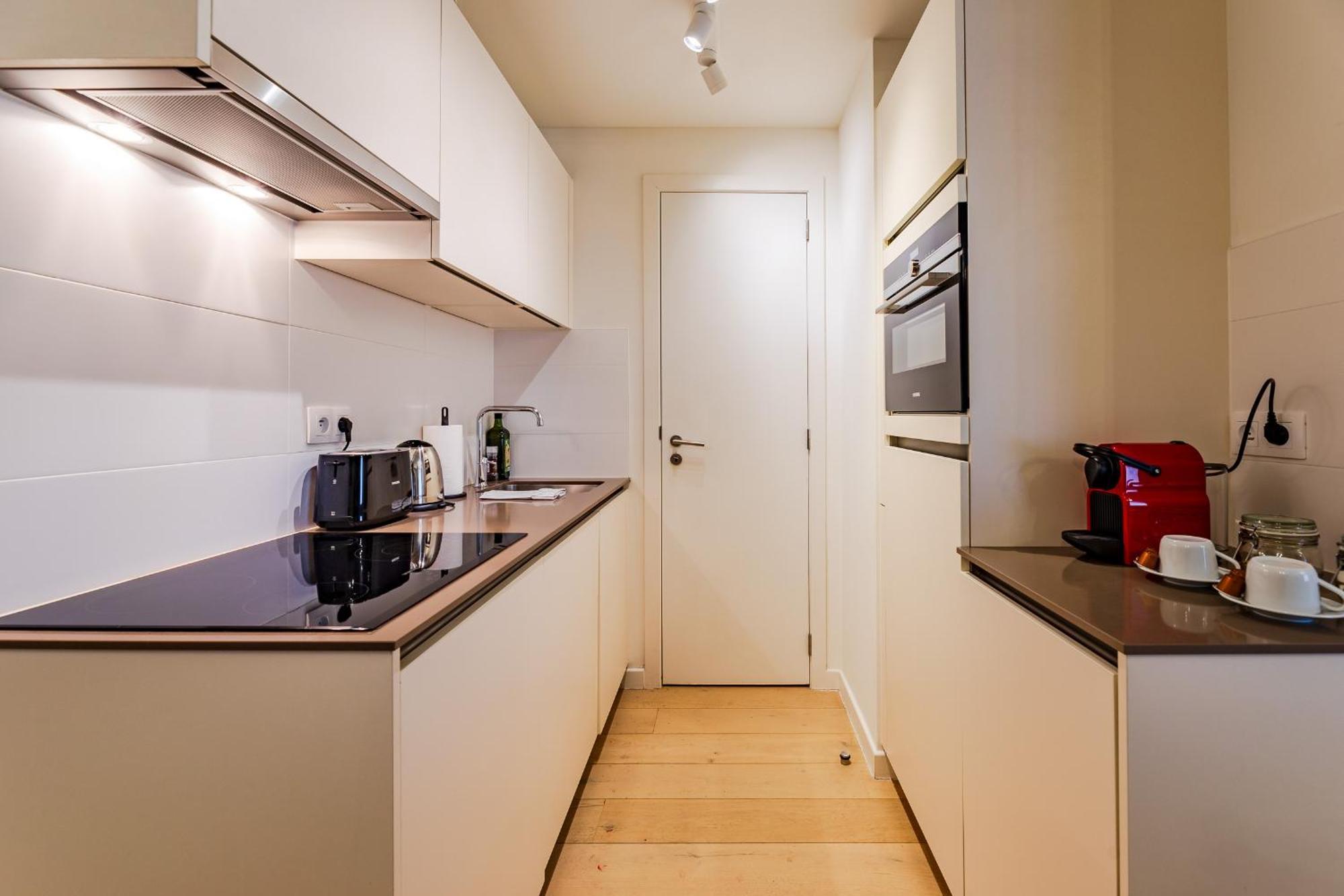Diamant 1BR Apartment Brussel Bagian luar foto