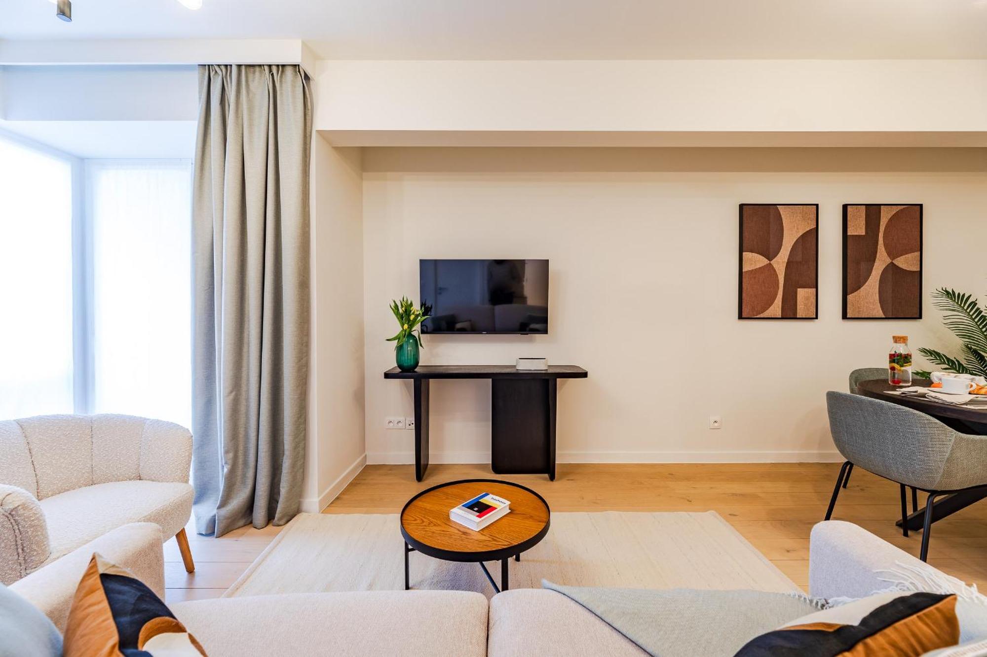 Diamant 1BR Apartment Brussel Bagian luar foto